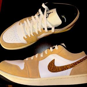 JORDAN 1 LOW BROWN ELEPHANT